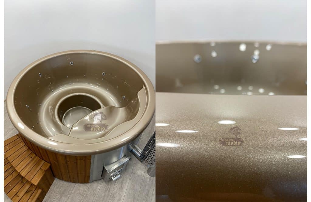 acrylic hot tub integrated heater gold insert thermowood 2